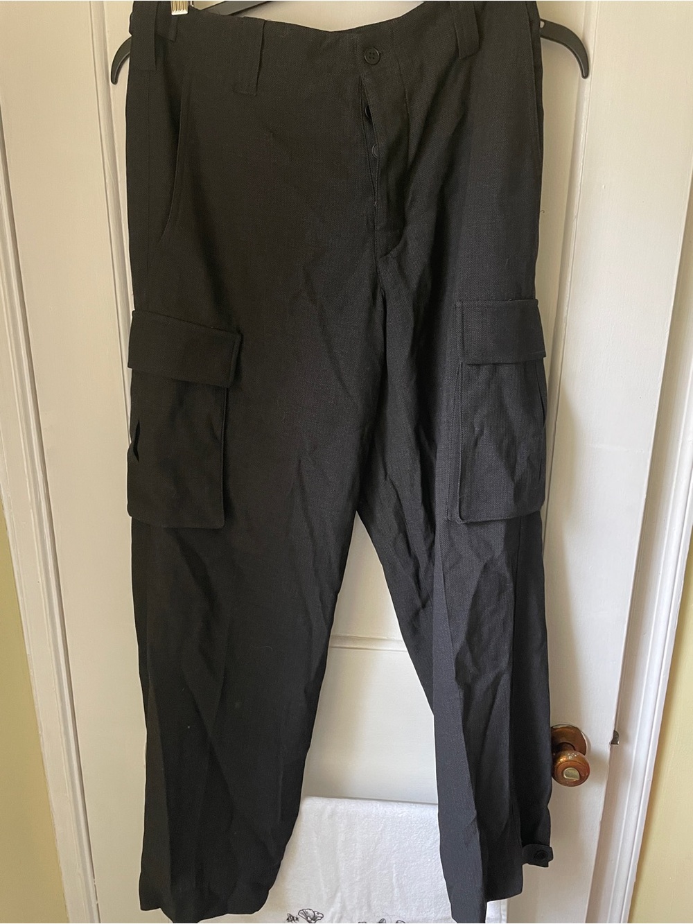 Ralph Lauren Black Cargo Pants - Classic Utility Style
